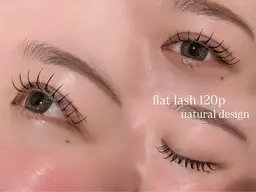 【３／１３（2名様）限定】🉐30%off🎀フラットラッシュ 100~120本（オフあり無料）🎀＋コーティング仕上げ