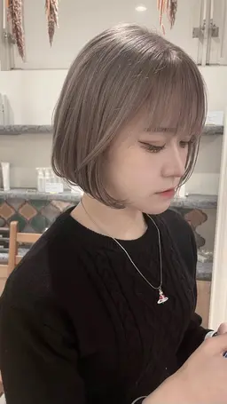 【ブリーチ込料金 】🫧𓈒𓏸プラチナ艶カラー🫧𓈒𓏸ブリーチ回数相談OK👌