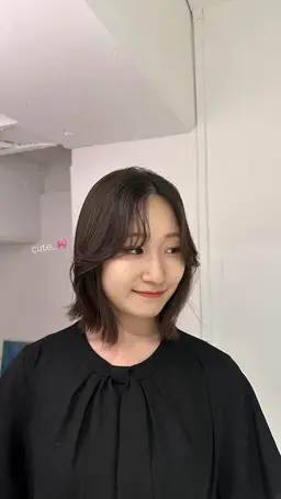 【当日限定🉐】前髪カット+ケアカラー+クイックトリートメント🩵(前処理トリートメント付き✨)