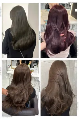 ✨️「ブリーチなしカラー➕カット」✨️大人っぽい女性になりたい方！🖤 (フル)