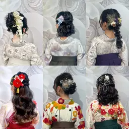 卒業式👩‍🎓💫当日お支度(ヘアセット+袴着付)