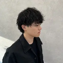 ツイストスパイラルパーマorツイストパーマ&メンズカット