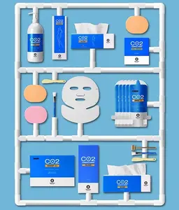 【ニキビ・毛穴・むくみ・小顔】毛穴洗浄付き×韓国発🇰🇷毛穴撲滅カーボキシー強炭酸パック×肩マッサージ×バンテージ