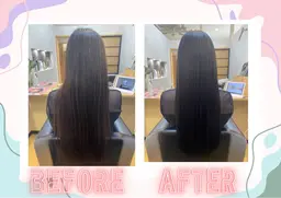 カットカラー髪質改善トリートメント