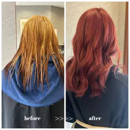 ブリーチ+ワンカラー