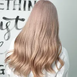 【ハイ透明感Wカラー】カット+全体ブリーチ+全体を希望の色へ+前処理トリートメント