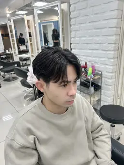 【メンズ限定】✨カット＋シャンプー＋眉カット＋炭酸泉