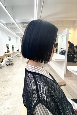 カット & シルク髪ストレート