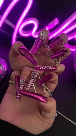 【初回オフ無料】Gel-X 10本長さだし 10本アートパーツのせ放題