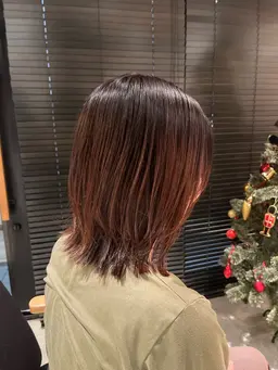 ミディアムレイヤーカット🌱+treatment付