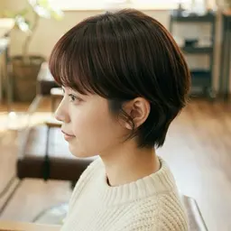 🈹12/20.21限定🈹【骨格似合わせカット💇🏻‍♀️】🪞小顔ショート＋ダメージレス透明感カラー🪞