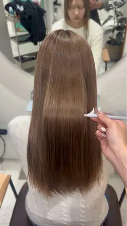 ブリーチなしダブルカラー+シルクトリートメントサービス🫶🏻