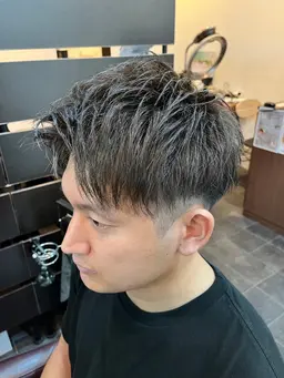 束感メンズカット+スキャルプシャンプー