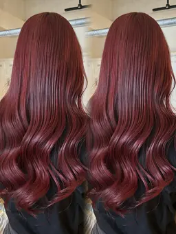 ミニモ学割💖ブリーチなしダブルカラー♥️暖色カラー🧑🏼‍🦰＋✨無料3stepトリートメント✨/韓国ヘア/髪質改善