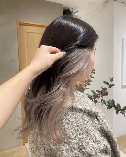 ブリーチデザインカラー➕オンカラー