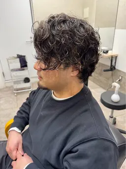 メンズカット+パーマ