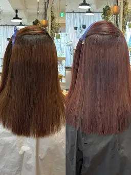 12月限定❕縮毛矯正+Aujuaトリートメント🧼乾燥でパヤパヤな髪の毛を撃退💫