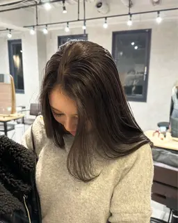 【minimo限定価格】透明感イルミナカラー+髪質改善Aujuaトリートメント☆