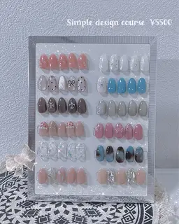 【自店オフ込み】シンプルデザインコース5500