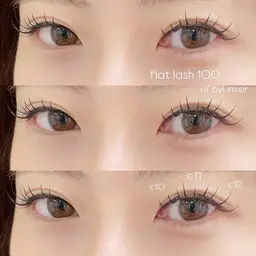 ご新規様⚪️フラットラッシュ100本（オフ無料）¥4,500