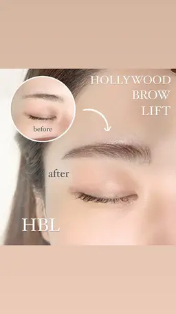 HBLハリウッドブロウリフト＋WAX ✨毛流れ矯正×垢抜け眉デザイン