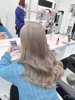 【ケアブリーチ無料⁉️】ブリーチありダブルカラー☁️＋炭酸Spa＋オリジナルトリートメント🥣