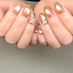 🍦マグネットorフラッシュネイル⋆☽︎·̩͙