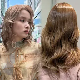 本日ご案内可能✨✨✨ブリーチ+カラー+ケアトリートメント🩷🩵今月限定お得なクーポン🉐