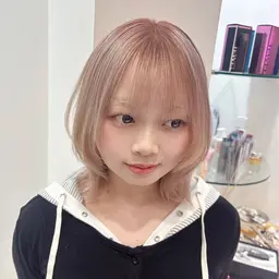 ［ 18レベル以上のハイトーンの方はこちらから💫］リタッチブリーチ+オンカラー⋆˙⟡