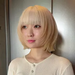 ダブルカラー(ブリーチ1回込)＋艶髪ウォータートリートメント