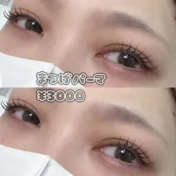 まつげパーマ☆¥3000