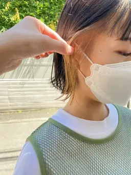 🔶ミニモ限定クーポン🔶インナーカラーorイヤリングカラー＋全体カラー＋トリートメント#暖色カラー