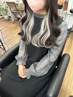 【最高級人毛100%エクステ🌷´-】インナー･ハイライトエクステ30本🌼エクステ･地毛カット無料💞