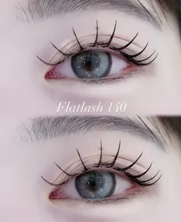 🎍年末年始当日限定 ❤️マツエク100〜140本(フラットラッシュ)束感コーティング付🫧