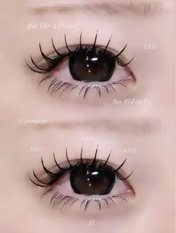 上下マツエク♪フラットラッシュ♡上120本下40本♡通常8800円→5990円