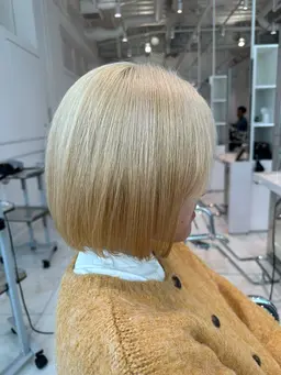 【ハイトーン大歓迎☀️】　カット+カラー+ブリーチ+トリートメント🎖️イルミナカラー使用🎖️