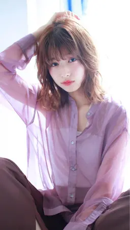 ✨【透明感】✨小顔カット＋イルミナカラー＋シルクトリートメント