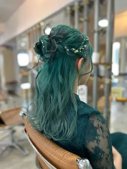 .⋆𝜗𝜚ヘアセット.⋆𝜗𝜚🪄結婚式、イベント、お祭り、お出かけ前の可愛いアレンジ💟￥5,000