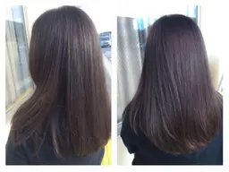 【新規】【頭皮と髪に優しく】半額！オーガニックカラー＋オージュアトリートメントコース（ブロー付き）	¥