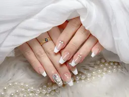 持ち込みデザイン✨アート5本以上🩵パーツ追加料金なし