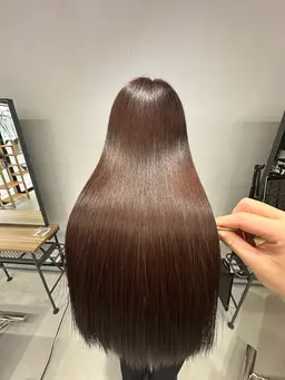 【髪質改善TR】グロスカラー+髪質改善ケラテイントリートメント