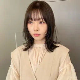 🎀前髪カット+透明感カラー+トリートメント🎀レイヤーカット/顔まわり/髪質改善/暖色カラー/ミニモ学割/韓国