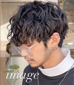 メンズカット＋パーマ🧑‍🦱(波巻き、ツイストは＋500円)