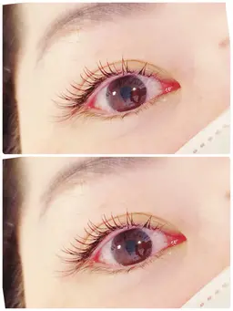 ダブルフラットお試し50束（シングルラッシュ約100本同等のボリューム感）自まつ毛をエクステで挟んで付けるから持ち🆙