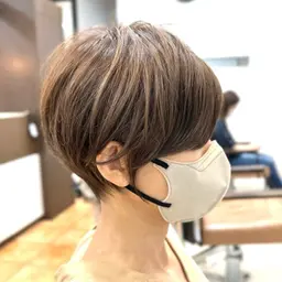 カット＋白髪ぼかしダブルカラー《ブリーチなし》