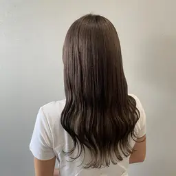 【うる艶仕上がり】髪質改善カラー