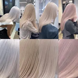 2回ブリーチ＋オンカラー（クイックトリートメント付）¥15900-