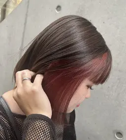 イヤリングカラー＋艶カラー＋1stepトリートメント