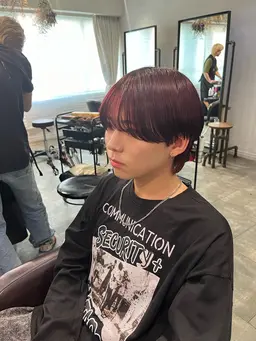 【メンズ限定】メンズカット+縮毛矯正/¥11500