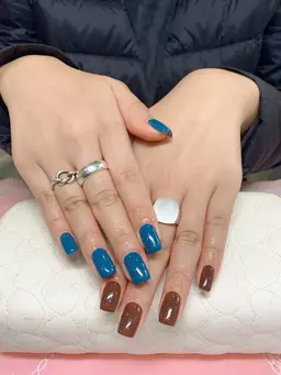 [オフ込み+ケーア付き]💅1カラのみ&ラメグラ　2色まで大丈夫👌